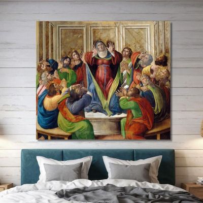 La Discesa Dello Spirito Santo Sandro Botticelli sbt38 quadro stampa su tela