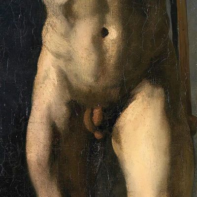 Accademia Dell'Uomo Nudo Con Spada Théodore Géricault tgr3 quadro stampa su tela