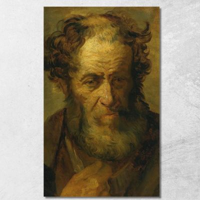 Ritratto Di Un Uomo Anziano Théodore Géricault tgr34 quadro stampa su tela