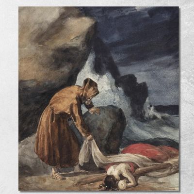 La Tempesta Théodore Géricault tgr55 quadro stampa su tela