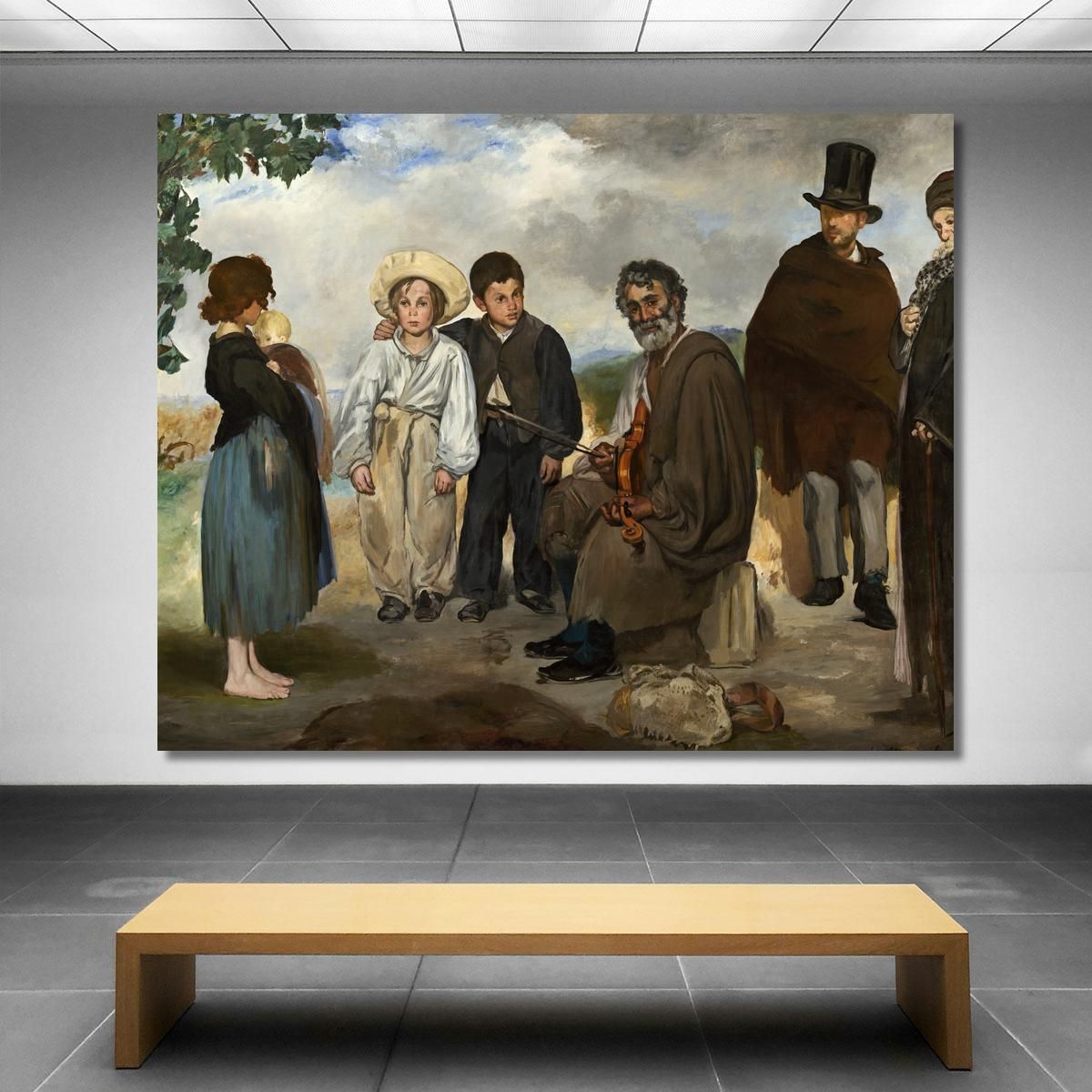 Il Vecchio Musicista Édouard Manet emt131 quadro stampa su tela