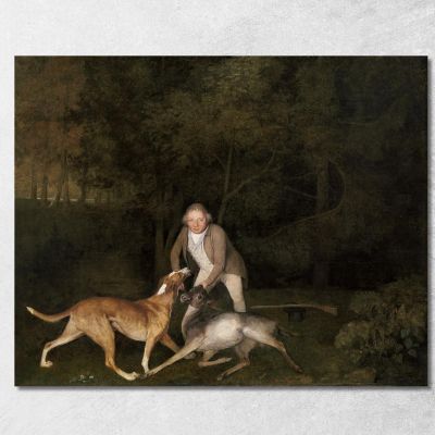 Freeman Il Guardiacaccia Del Conte Di Clarendon E Un Segugio 1800 George Stubbs