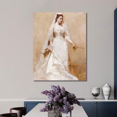 Una Sposa Abbott Handerson Thayer aht1 quadro stampa su tela