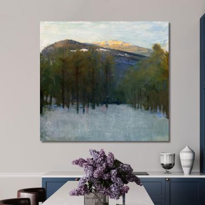 Berg Monadnock Abbott Handerson Thayer, aht12 drucken auf leinwand