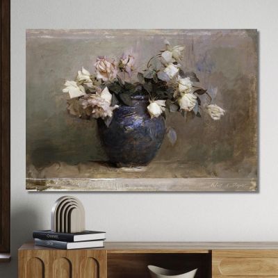 Rosas Abbott Handerson Thayer, aht19 cuadro en lienzo