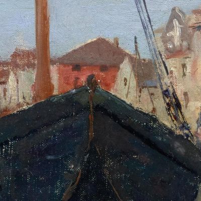 Chioggia Alfred Zoff azf29 quadro stampa su tela