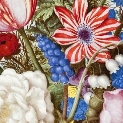 Mazzo Di Fiori Su Una Sporgenza 1619 Ambrosius Bosschaert abc1 quadro stampa su tela