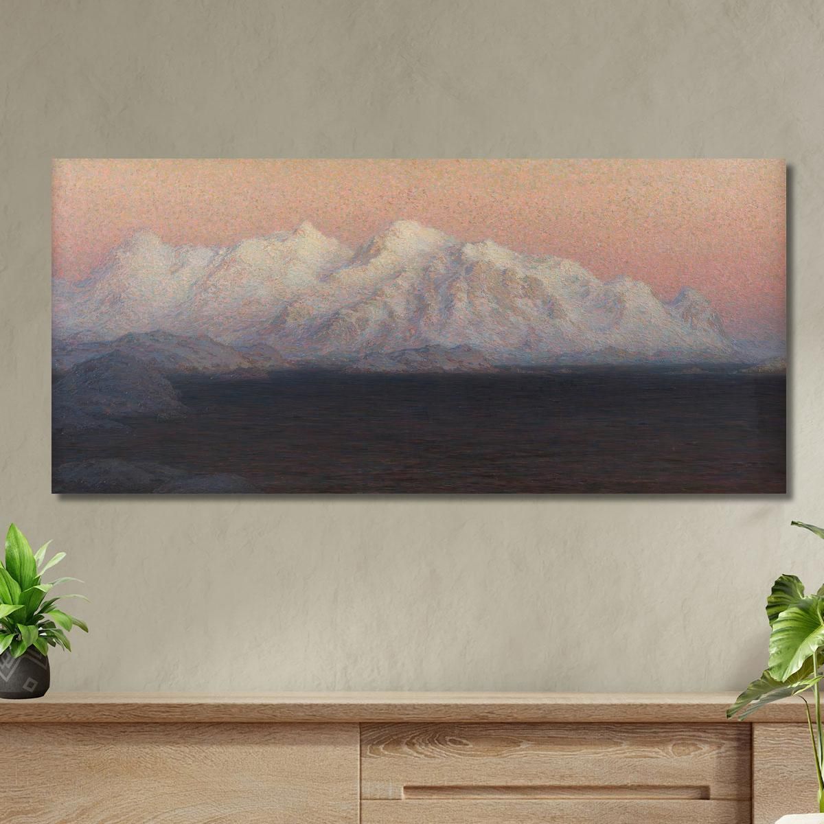 Montagne. Studio Dalla Norvegia Settentrionale Anna Boberg abb25 quadro stampa su tela