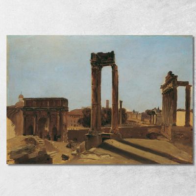 Tu Dai Il Foro Romano Carl Blechen cbc2 quadro stampa su tela