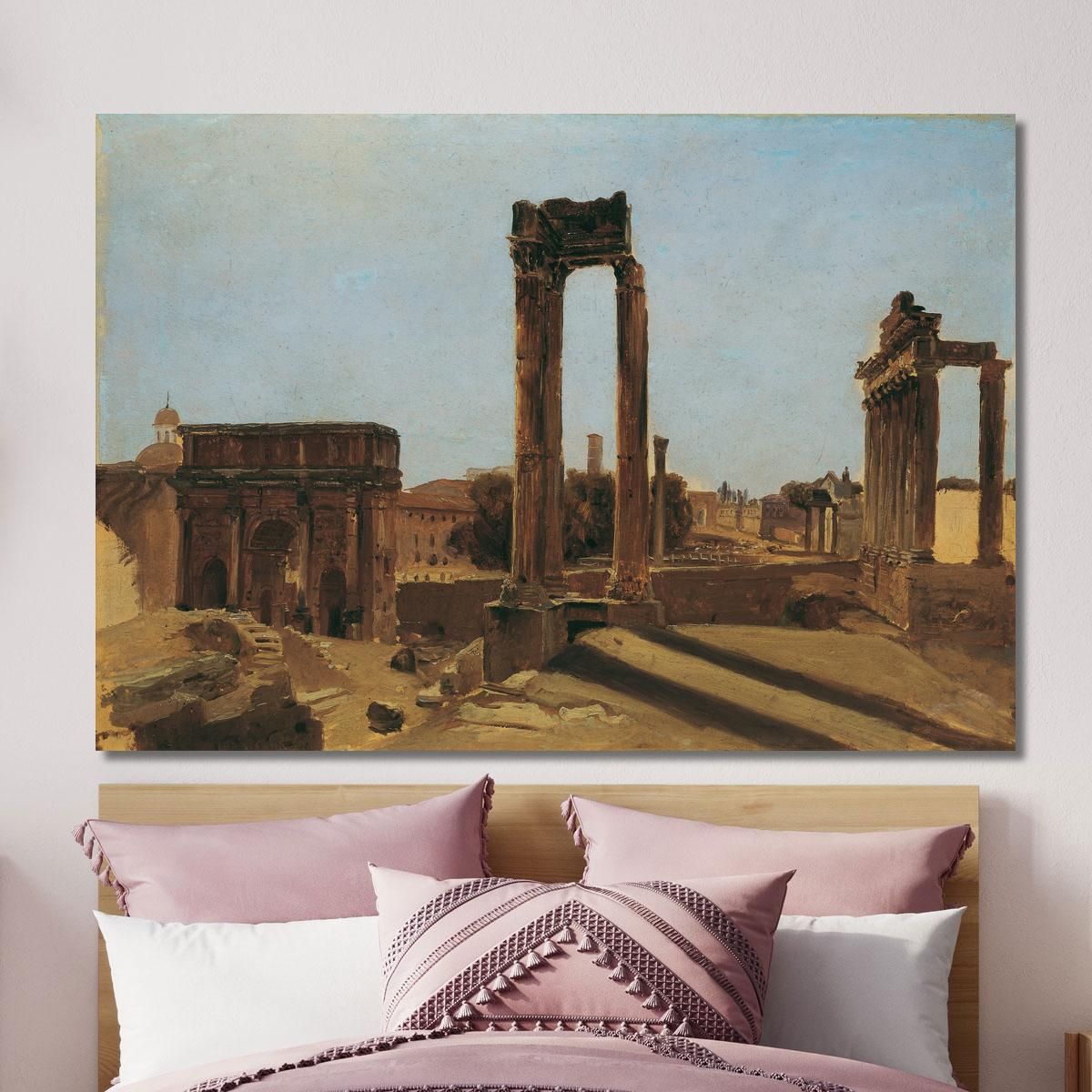 Tu Dai Il Foro Romano Carl Blechen cbc2 quadro stampa su tela