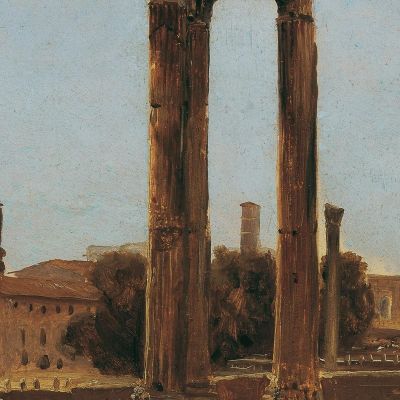 Tu Dai Il Foro Romano Carl Blechen cbc2 quadro stampa su tela