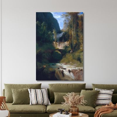 Gola Vicino Ad Amalfi Carl Blechen cbc5 quadro stampa su tela