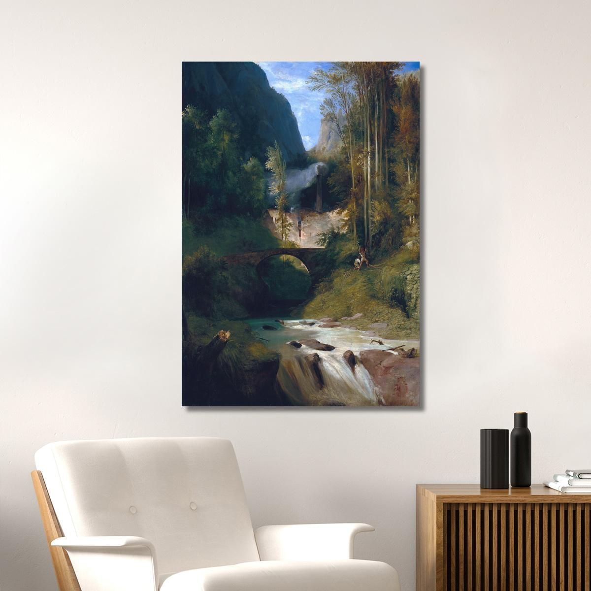 Gola Vicino Ad Amalfi Carl Blechen cbc5 quadro stampa su tela