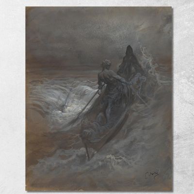 Dopo Il Naufragio Progetto Per Un'Illustrazione Di The Rime Of The Ancient Mariner Di Coleridge Doré Gustave gdr3 quadro stampa