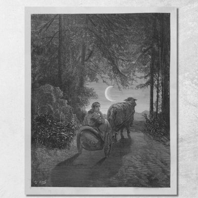 Fiabe Pl 31 Doré Gustave gdr148 quadro stampa su tela