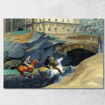 Sentiero Per Cavalli Edward Hopper eho4 quadro stampa su tela