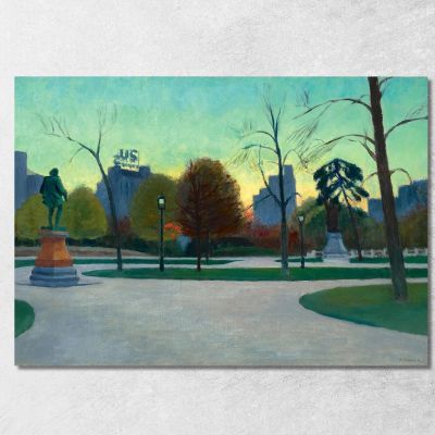 Parco Centrale Edward Hopper eho8 quadro stampa su tela