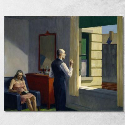 Hotel Vicino Alla Ferrovia Edward Hopper eho21 quadro stampa su tela