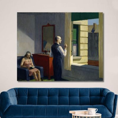 Hotel Vicino Alla Ferrovia Edward Hopper eho21 quadro stampa su tela