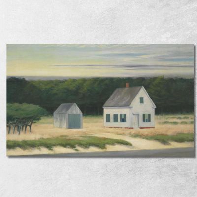 Ottobre A Cape Cod Edward Hopper eho32 quadro stampa su tela