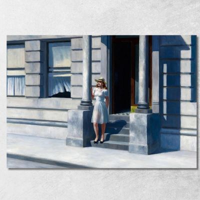 Estate Edward Hopper eho40 quadro stampa su tela Estate Edward Hopper eho40 quadro stampa su tela