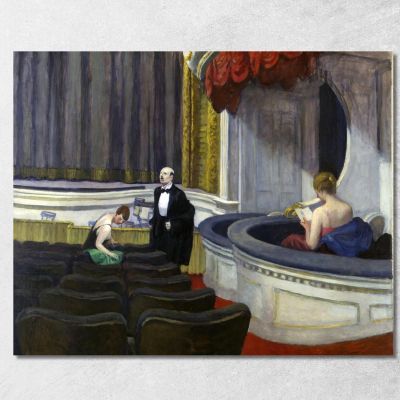 Due Sulla Navata Edward Hopper eho46 quadro stampa su tela