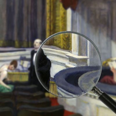 Due Sulla Navata Edward Hopper eho46 quadro stampa su tela