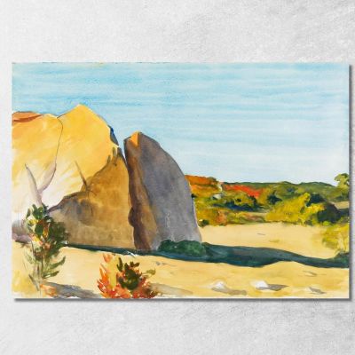 Cava Di Roccia Calcarea Edward Hopper eho80 quadro stampa su tela