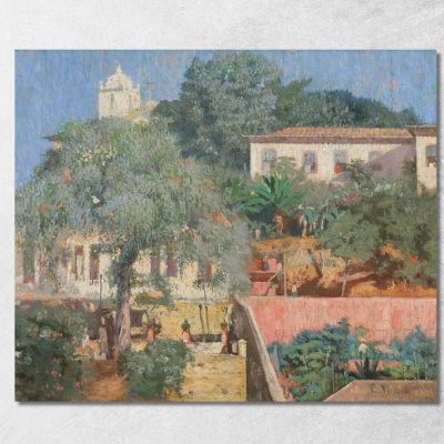 Paesaggio Di Santa Teresa Eliseu Visconti evs48 quadro stampa su tela