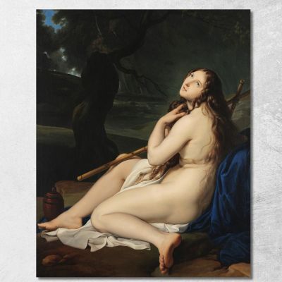 Maria Maddalena Come Eremita Francesco Hayez fhy2 quadro stampa su tela