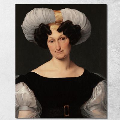 Ritratto Di Francesca Majnoni D’Intignano Francesco Hayez fhy11 quadro stampa su tela