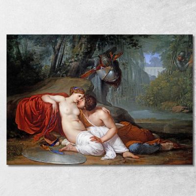 Rinaldo E Armida Francesco Hayez fhy19 quadro stampa su tela
