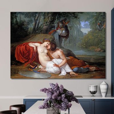 Rinaldo Y Armida Francesco Hayez, fhy19 cuadro en lienzo