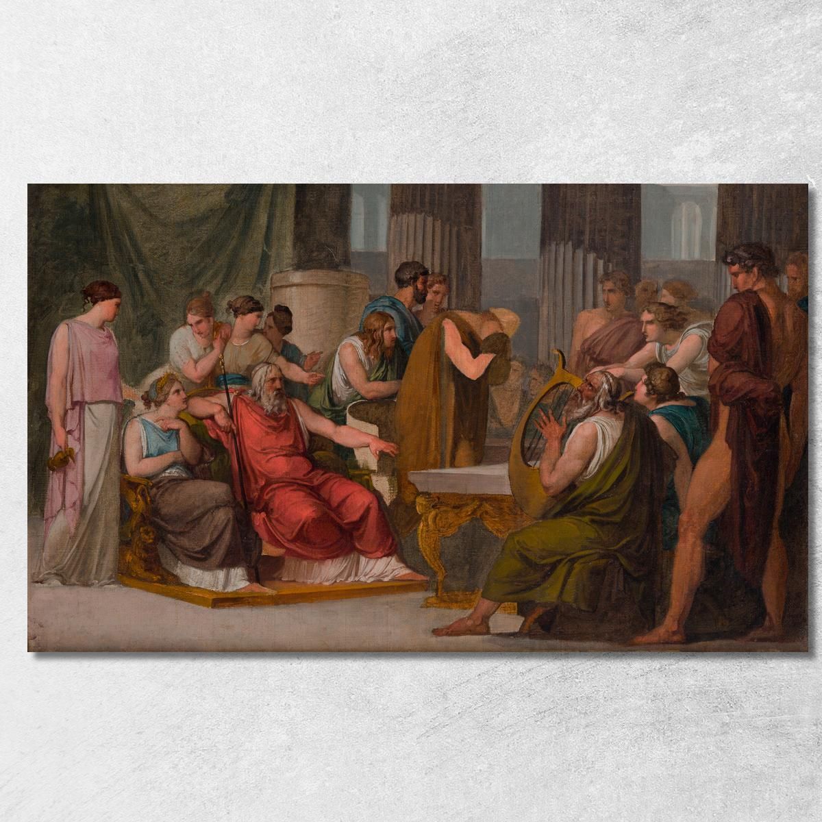 Ulisse Alla Corte Di Alcinoo Francesco Hayez fhy20 quadro stampa su tela Ulisse Alla Corte Di Alcinoo Francesco Hayez fhy20 quadro stampa su tela
