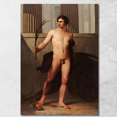 Atleta Trionfante Francesco Hayez fhy22 quadro stampa su tela