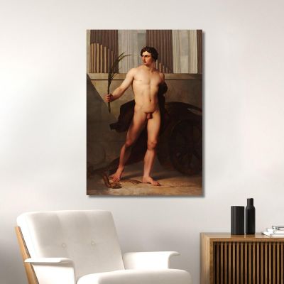 Triumphant Athlete Francesco Hayez, fhy22 canvas print