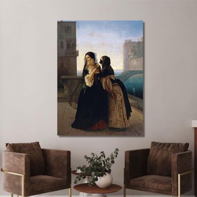 Consiglio Alla Vendetta Francesco Hayez fhy31 quadro stampa su tela Consiglio Alla Vendetta Francesco Hayez fhy31 quadro stampa su tela