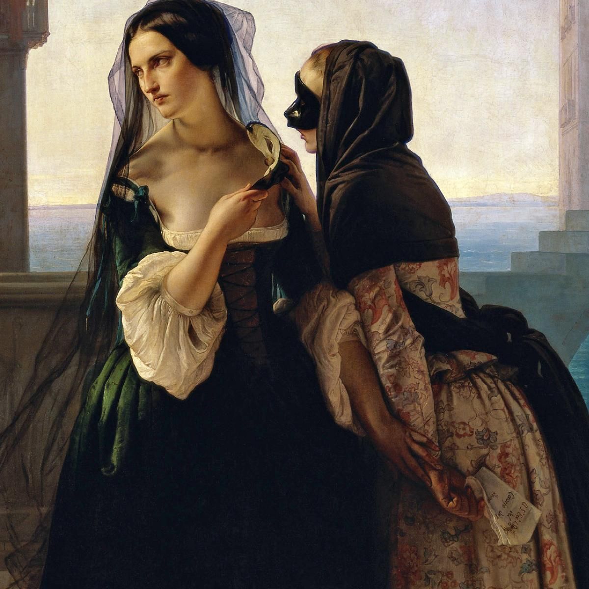 Consiglio Alla Vendetta Francesco Hayez fhy31 quadro stampa su tela