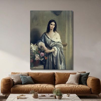Melancolía Francesco Hayez, fhy37 cuadro en lienzo