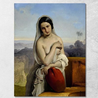 Rebecca Al Pozzo Francesco Hayez fhy40 quadro stampa su tela