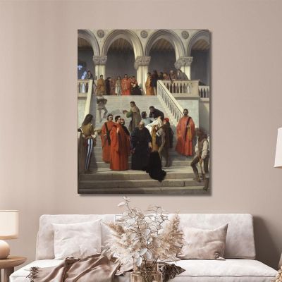 Les Derniers Instants Du Doge Marino Faliero Francesco Hayez, fhy46 tableau impression sur toile