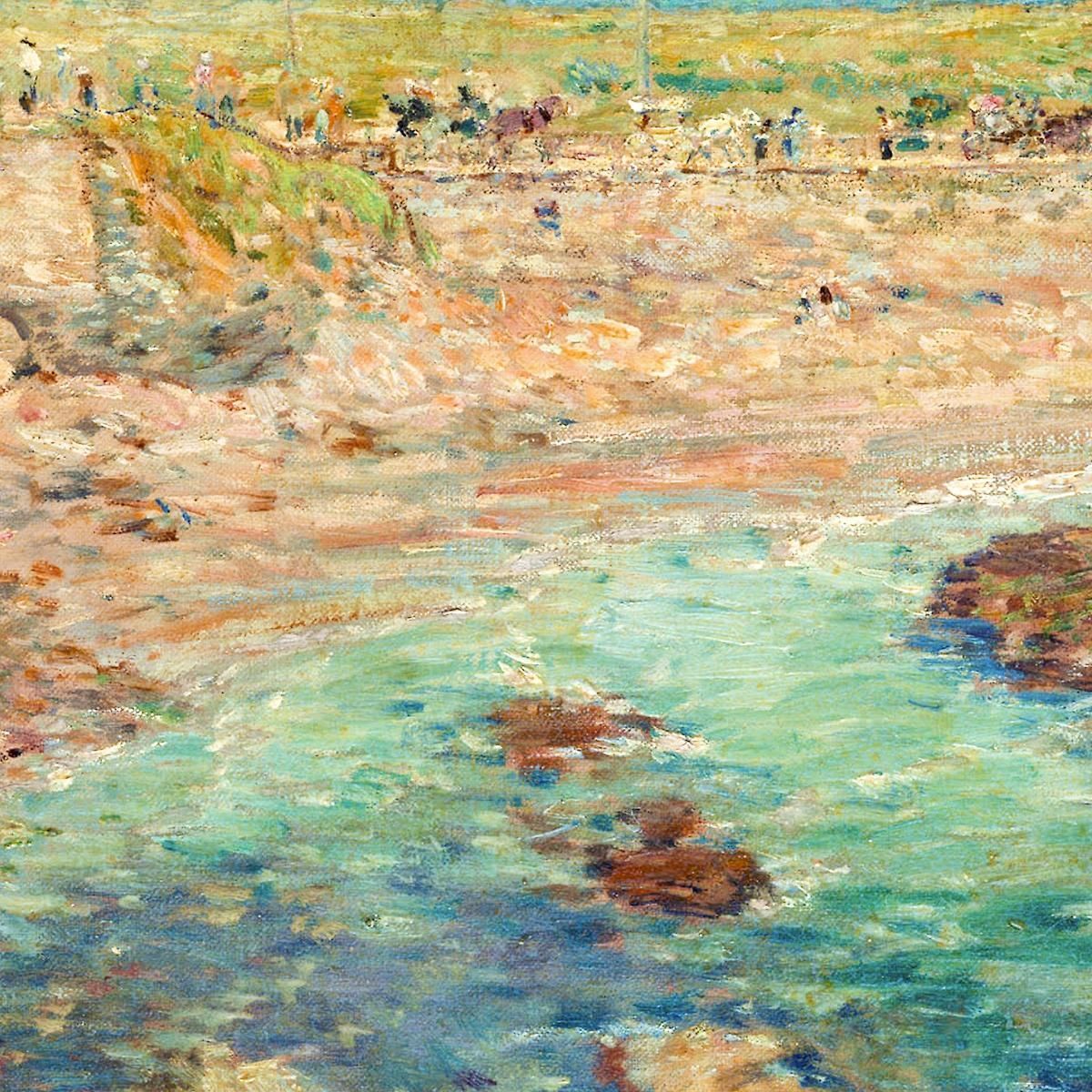 Spiaggia Di Bailey'S Newport Rhode Island Frederick Childe Hassam fch3 quadro stampa su tela