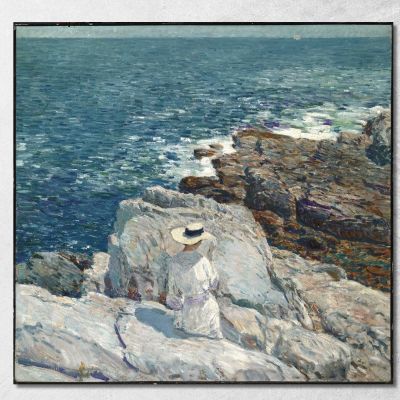 Le Sporgenze Meridionali Di Appledore Frederick Childe Hassam fch23 quadro stampa su tela