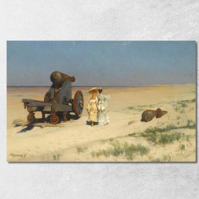 Una Passeggiata Sulla Spiaggia Frederik Hendrik Kaemmerer fhk1 quadro stampa su tela