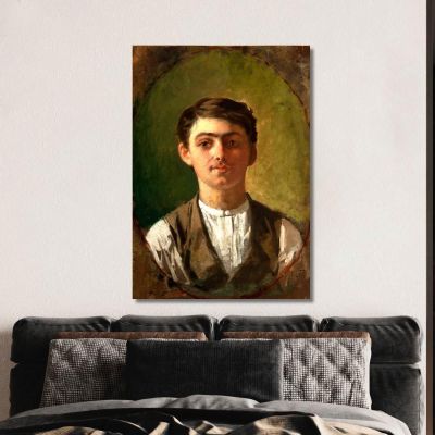 Self Portrait G. Pellizza da Volpedo, gpv1 canvas print