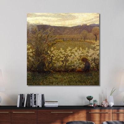 Campo In Fiore G. Pellizza da Volpedo gpv3 quadro stampa su tela