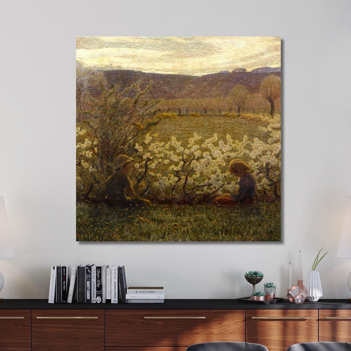 Campo In Fiore G. Pellizza da Volpedo gpv3 quadro stampa su tela