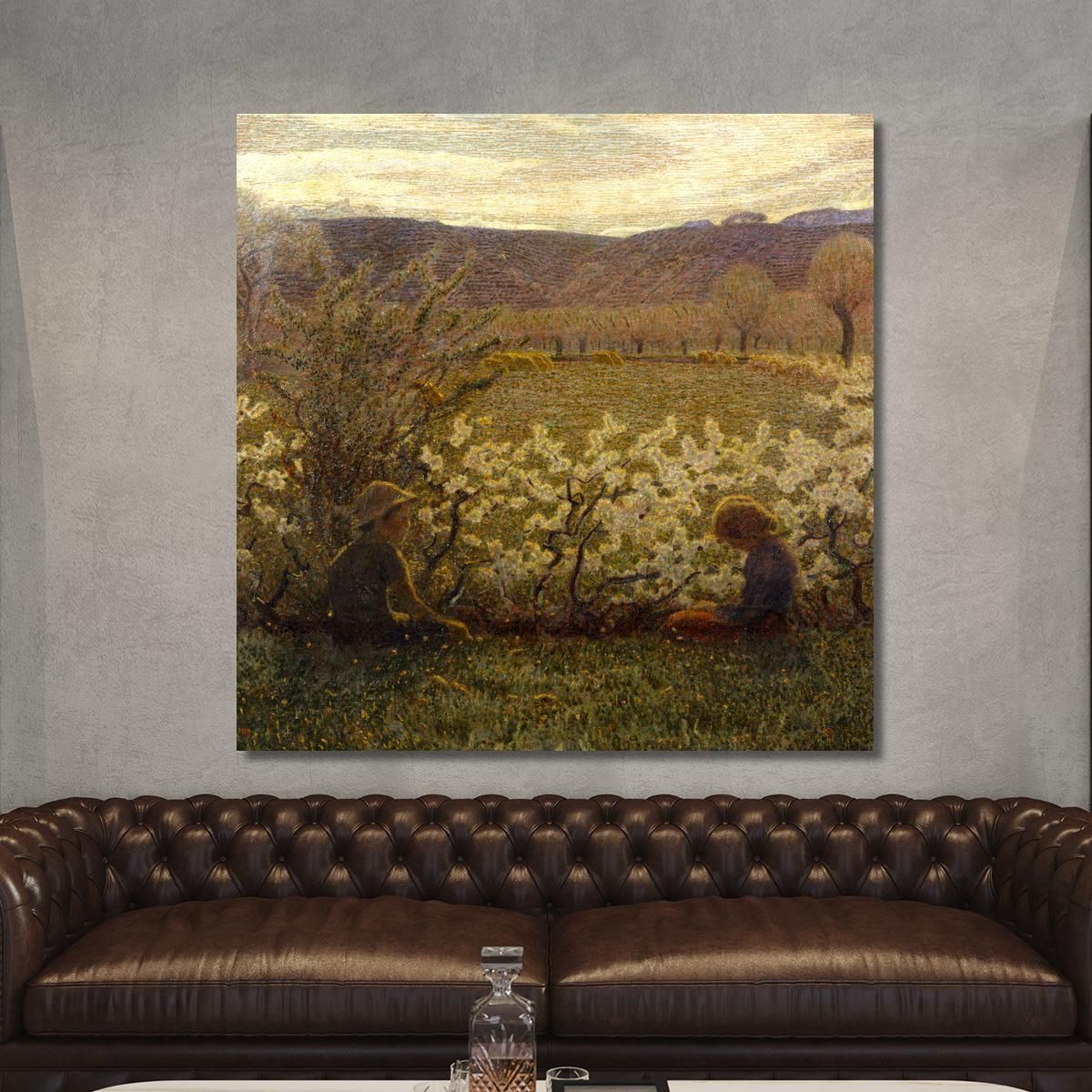 Campo In Fiore G. Pellizza da Volpedo gpv3 quadro stampa su tela
