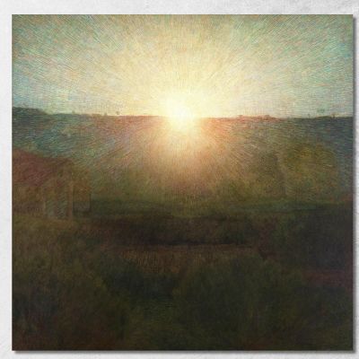 Il Sole G. Pellizza da Volpedo gpv6 quadro stampa su tela