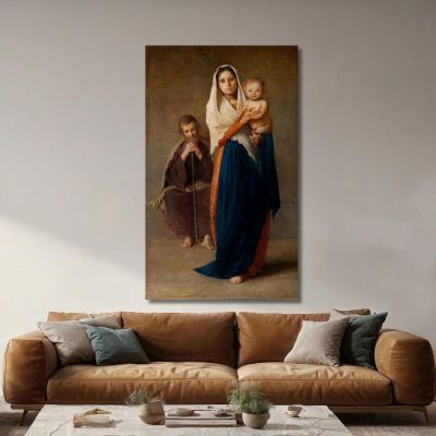 La Sacra Famiglia G. Pellizza da Volpedo gpv16 quadro stampa su tela